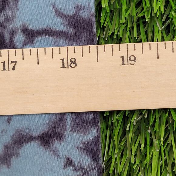 ACDC Lightning Shirt Womens Small 18x25 Blue Black Tie-Dye - Picture 11 of 11